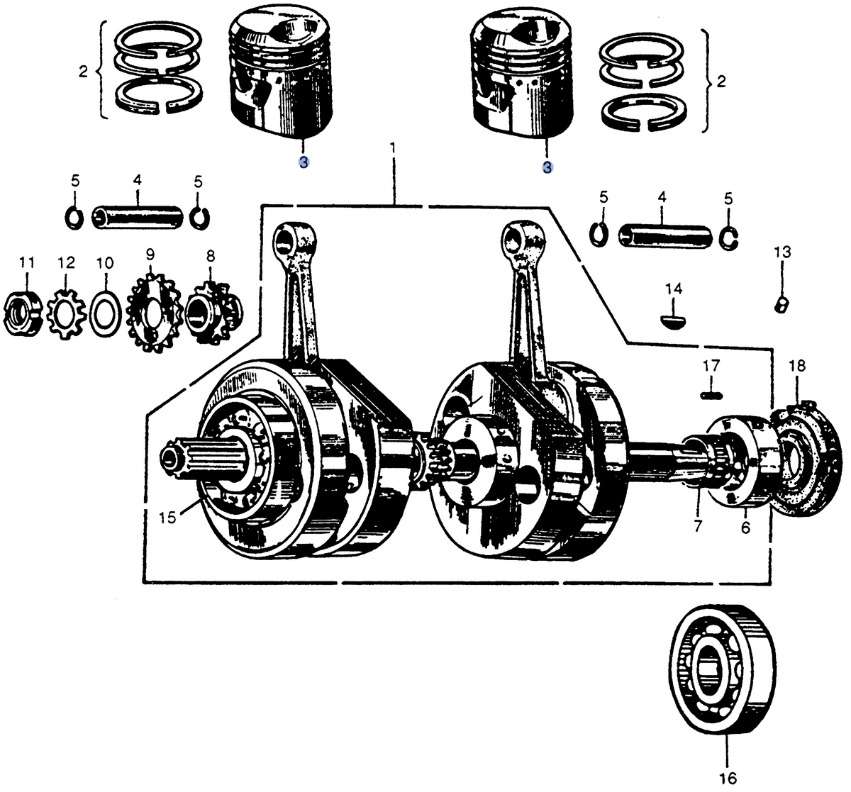 Honda OEM part 13101-268-010