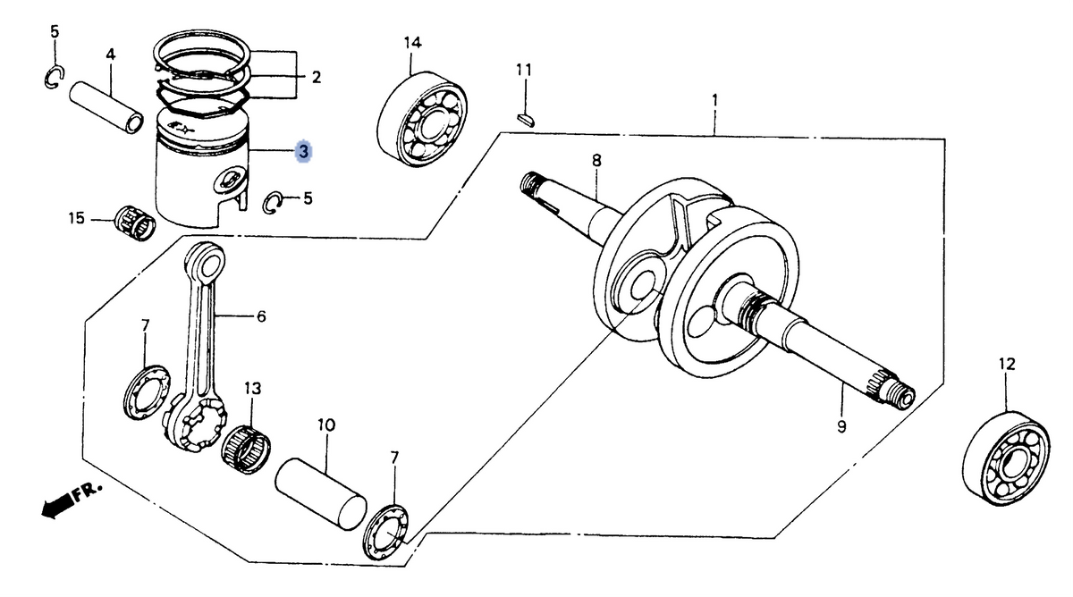 Honda OEM part 13101-GAH-505
