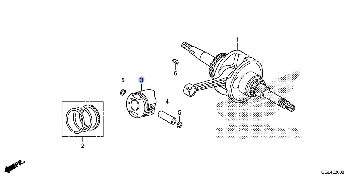 Honda OEM part 13101-GFC-770