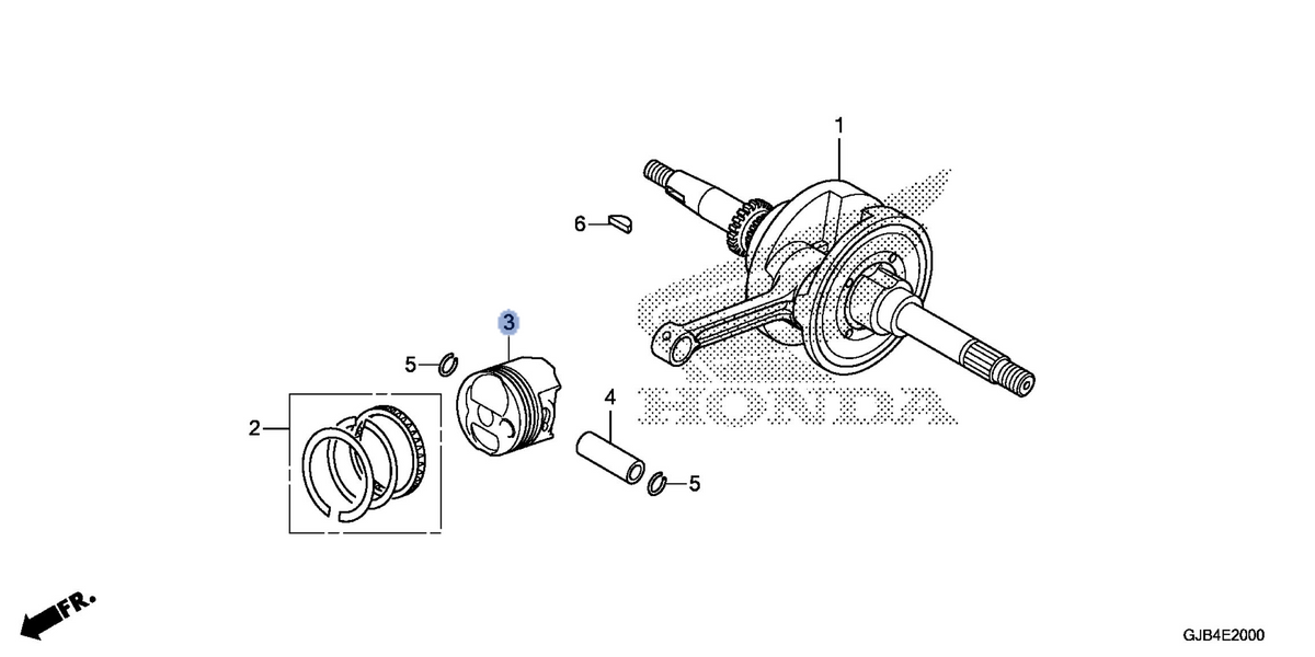 Honda OEM part 13101-GGZ-J00