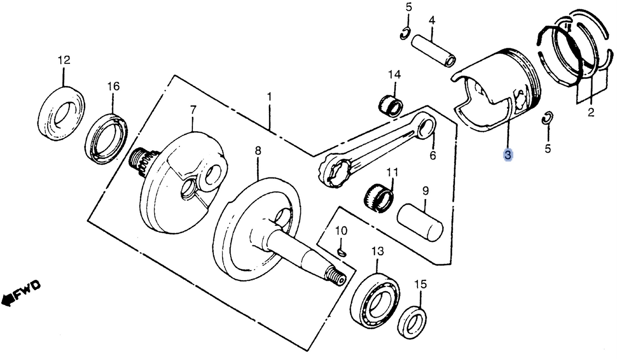 Honda OEM part 13101-GJ5-000