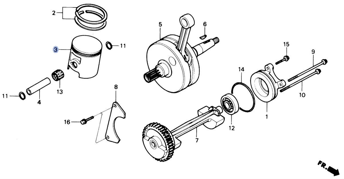 Honda OEM part 13101-HB9-000