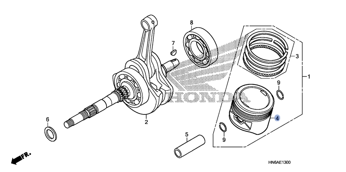 Honda OEM part 13101-HM8-A40