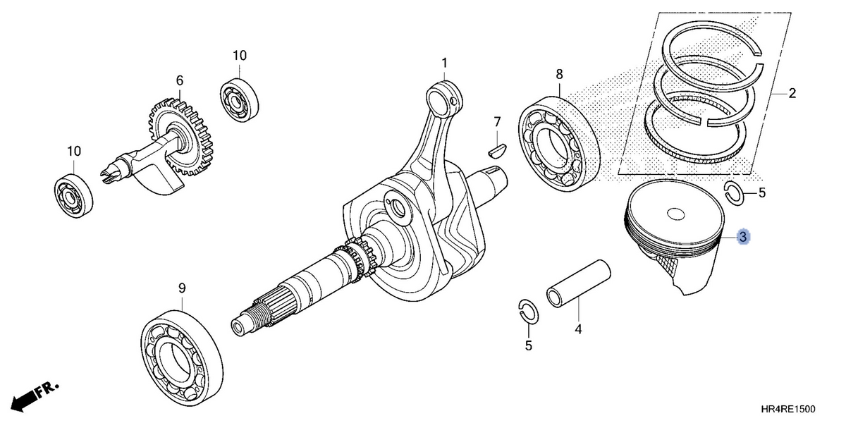 Honda OEM part 13101-HR6-B00