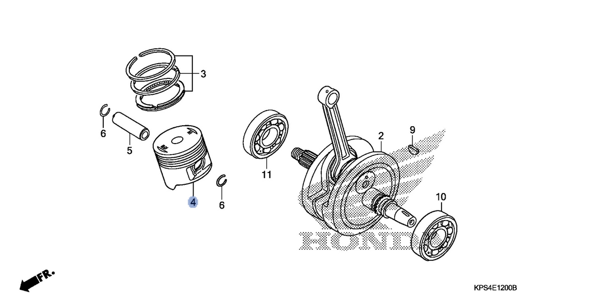 Honda OEM part 13101-KFB-750