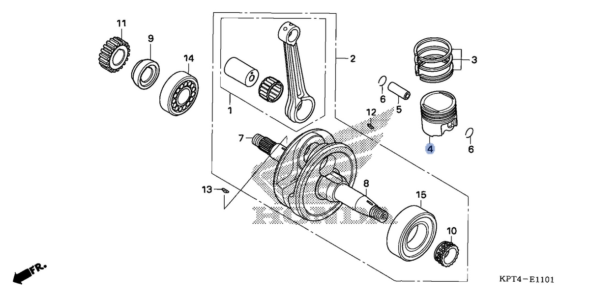 Honda OEM part 13101-KRM-930