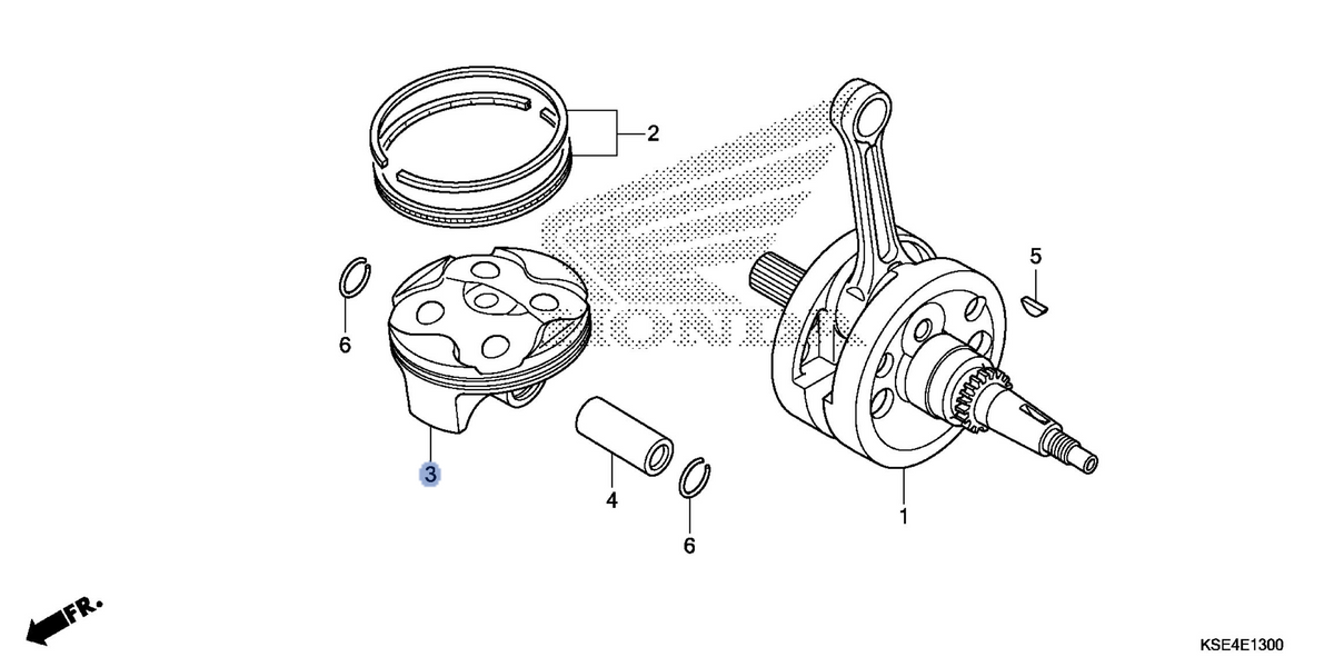 Honda OEM part 13101-KSE-A70