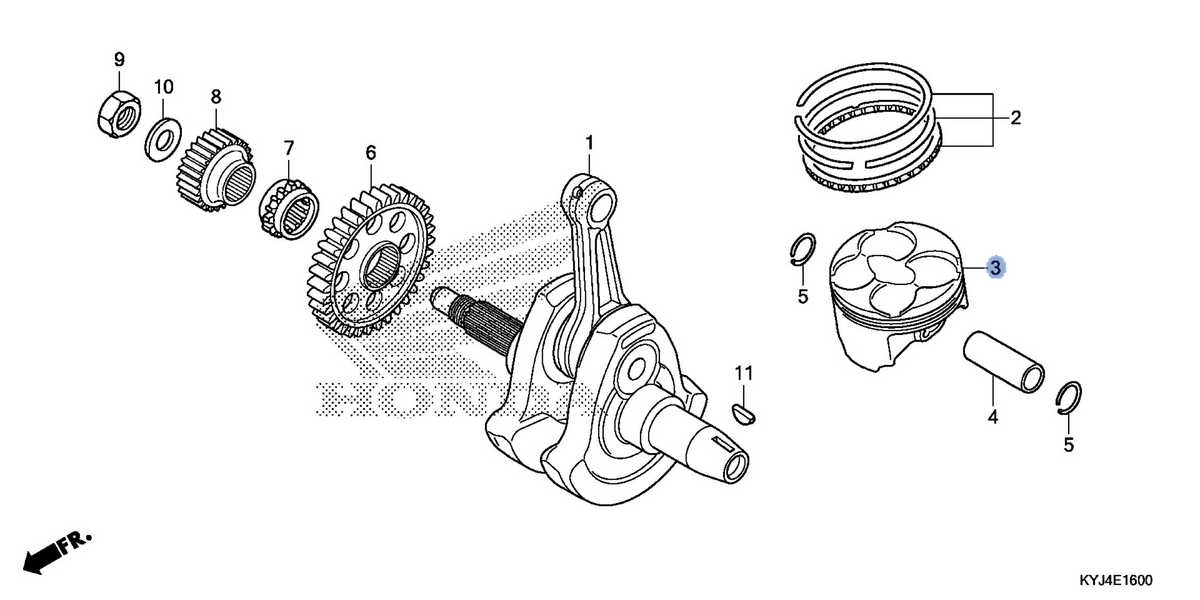 Honda OEM part 13101-KYJ-900