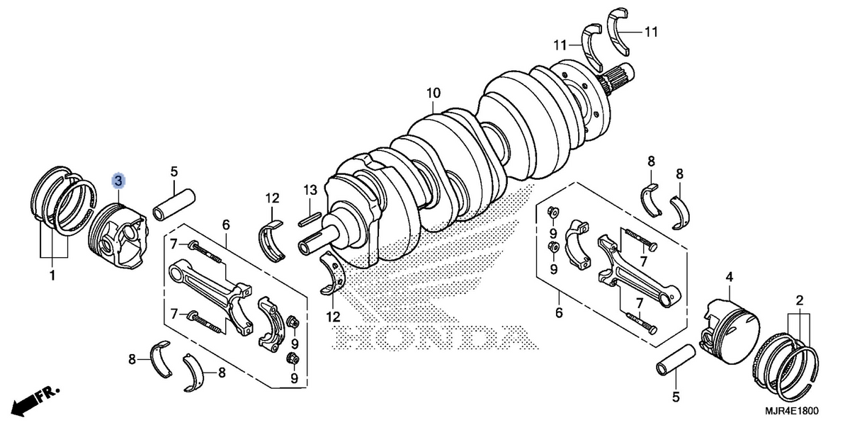 Honda OEM part 13101-MCA-000