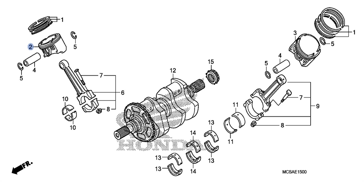Honda OEM part 13101-MCS-000