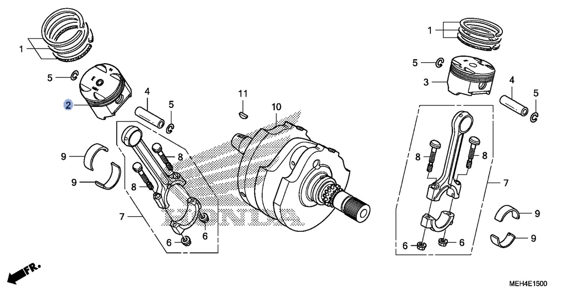 Honda OEM part 13101-MEH-000