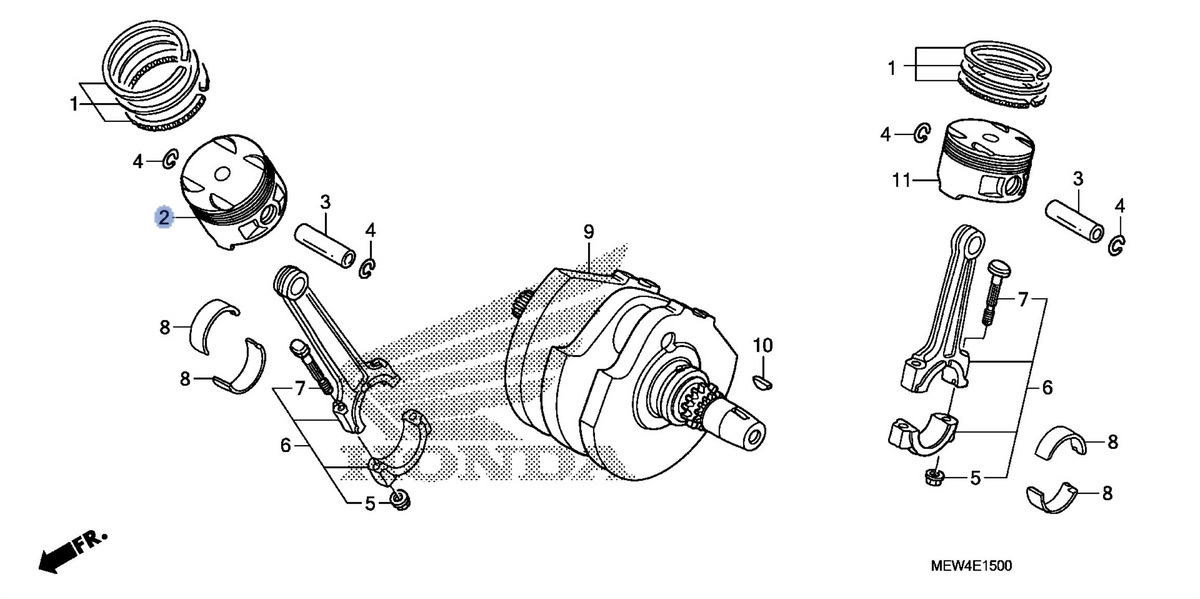 Honda OEM part 13101-MFF-D00