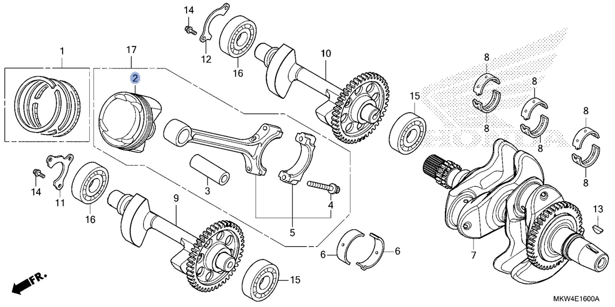 Honda OEM part 13101-MKT-D00