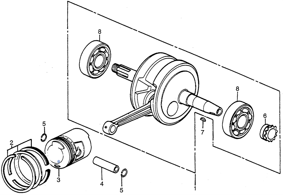 Honda OEM part 13102-028-070