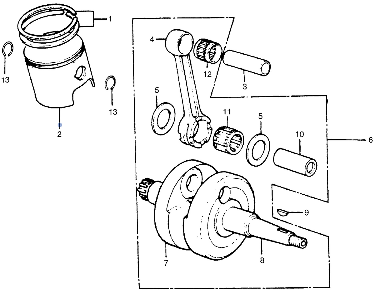 Honda OEM part 13102-360-700