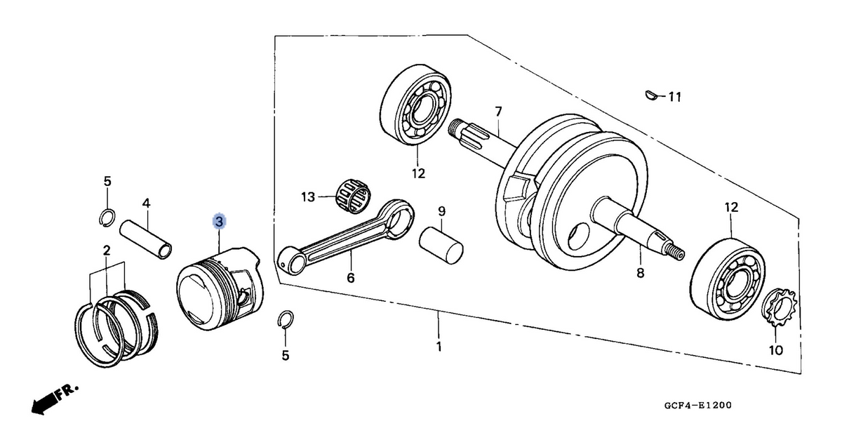 Honda OEM part 13102-GCF-A20