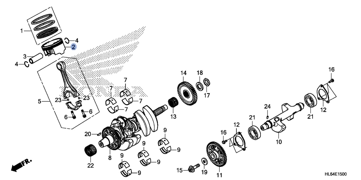 Honda OEM part 13102-HL6-305