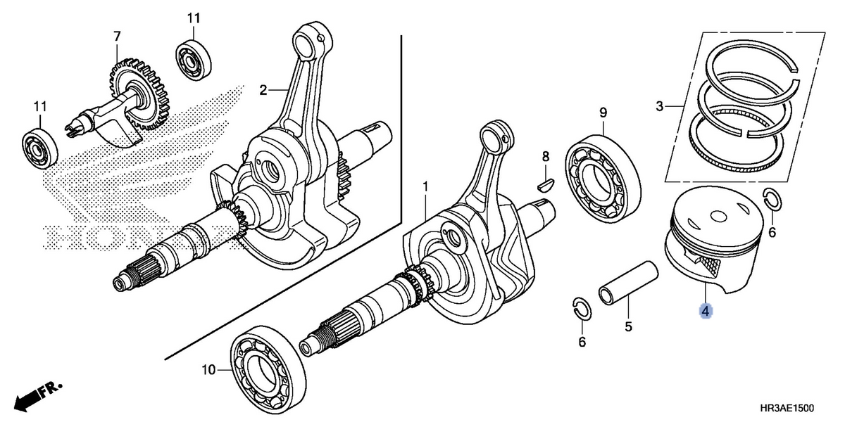 Honda OEM part 13102-HP5-600