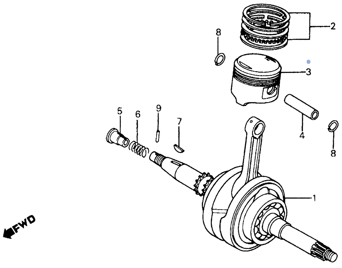 Honda OEM part 13102-KJ9-003
