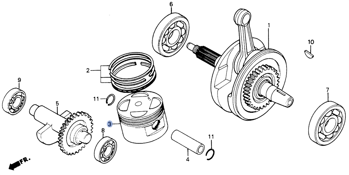 Honda OEM part 13102-KK0-305