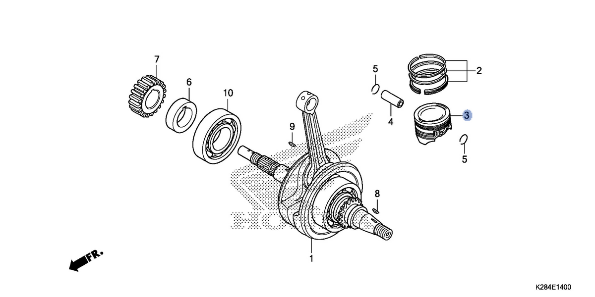 Honda OEM part 13102-KYY-900
