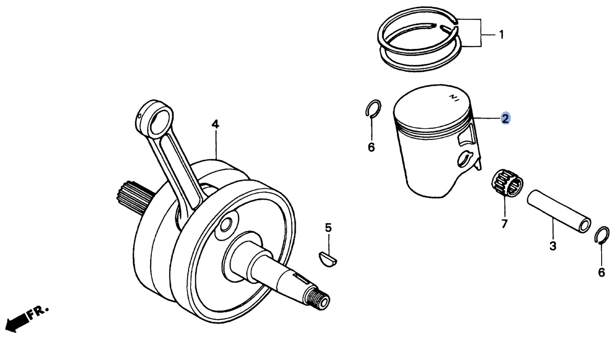Honda OEM part 13102-KZ3-L10