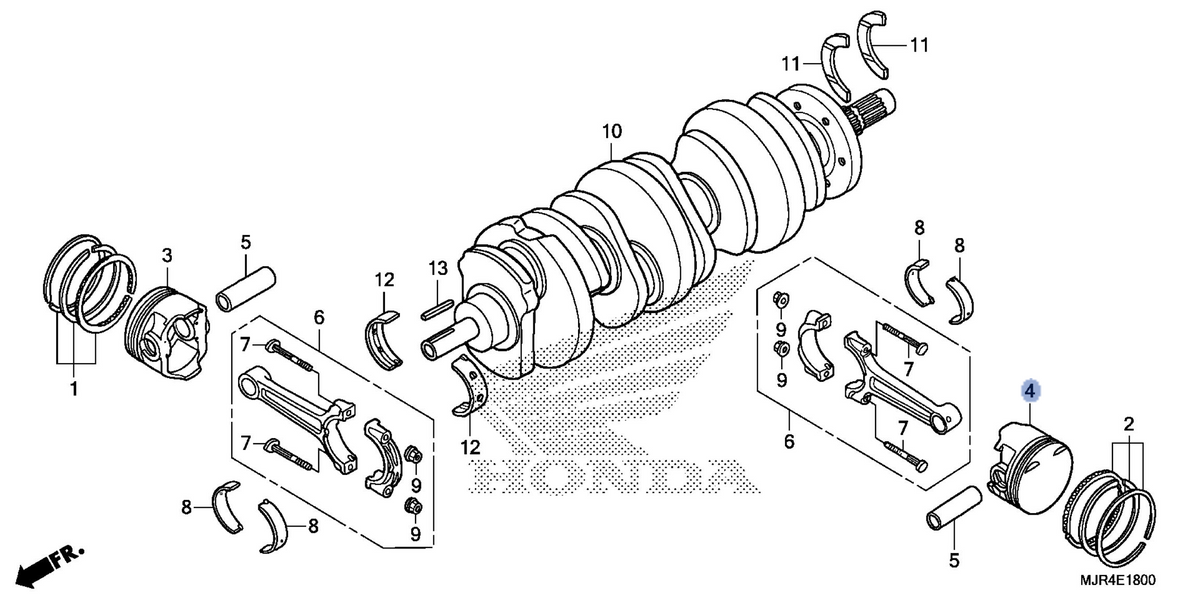 Honda OEM part 13102-MCA-000