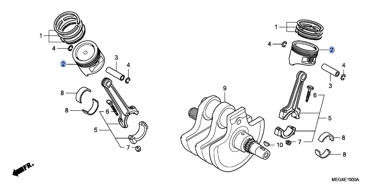 Honda OEM part 13102-MEG-305