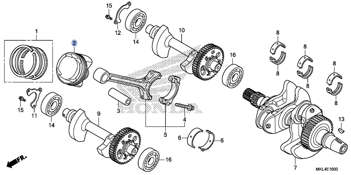 Honda OEM part 13102-MJL-D30