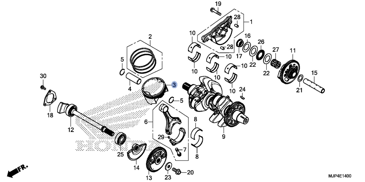 Honda OEM part 13102-MJP-305