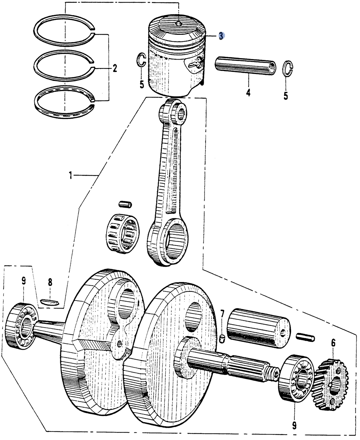 Honda OEM part 13103-030-000