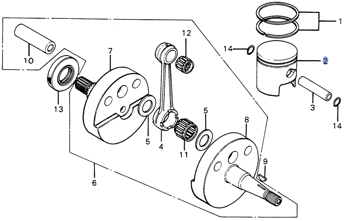 Honda OEM part 13103-361-003