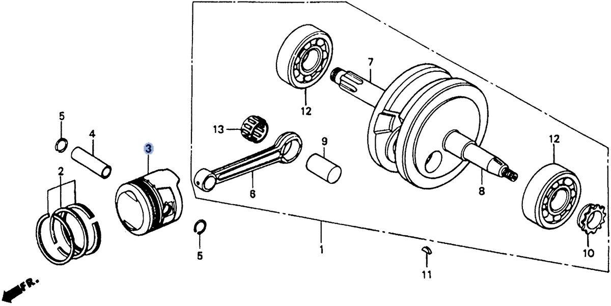 Honda OEM part 13103-GB5-306