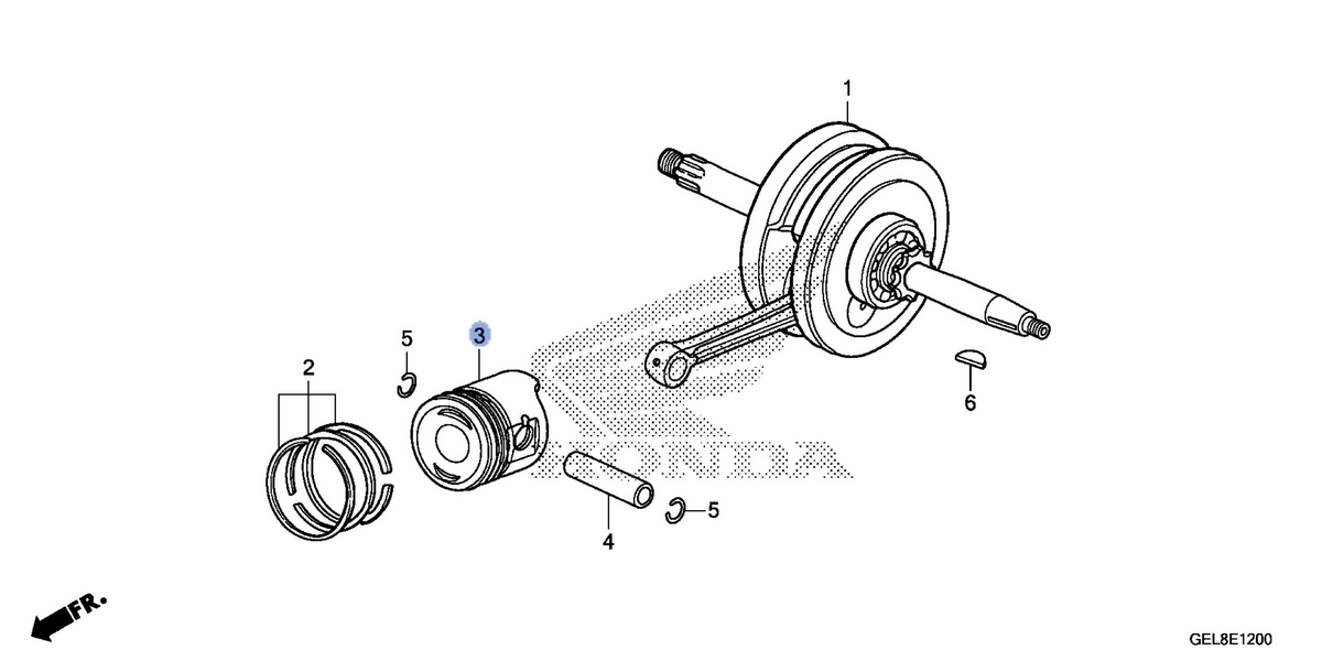 Honda OEM part 13103-GEL-A80