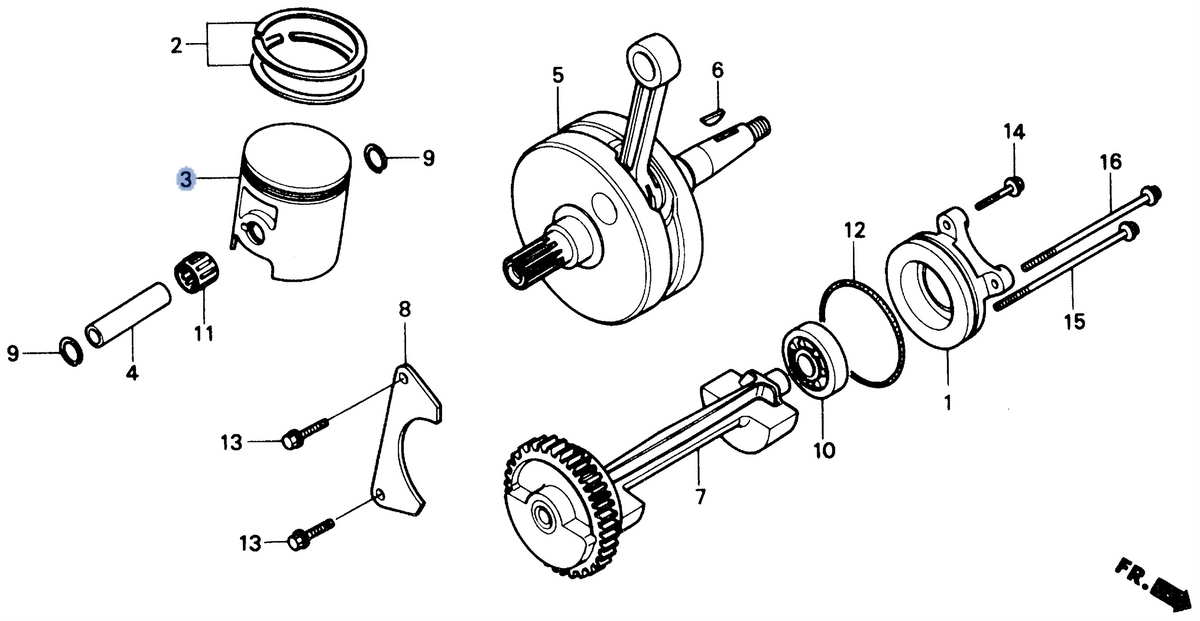 Honda OEM part 13103-HA2-670