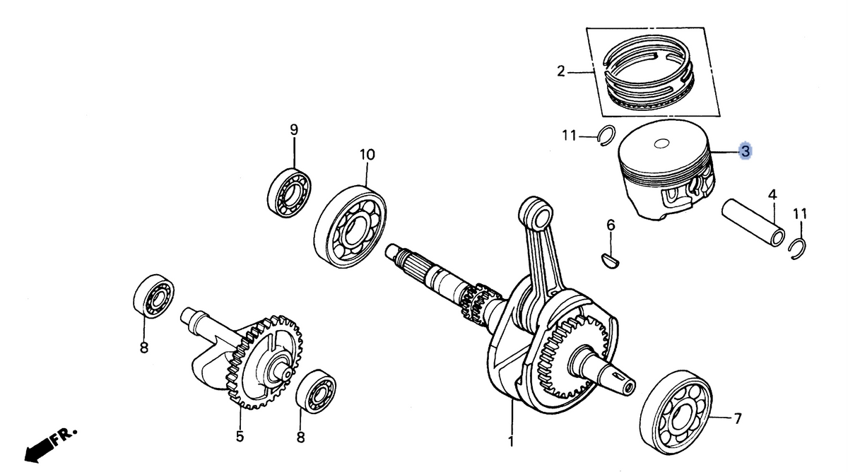 Honda OEM part 13103-HC4-305
