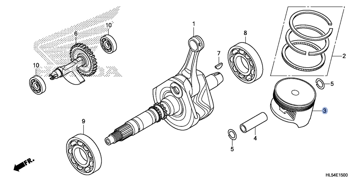 Honda OEM part 13103-HR6-305