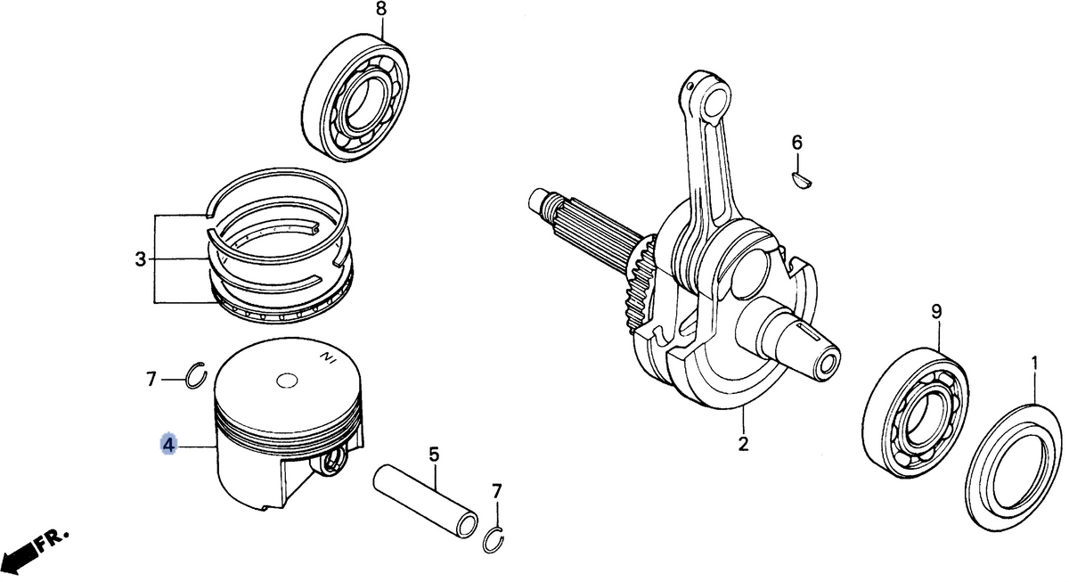 Honda OEM part 13103-MAN-690
