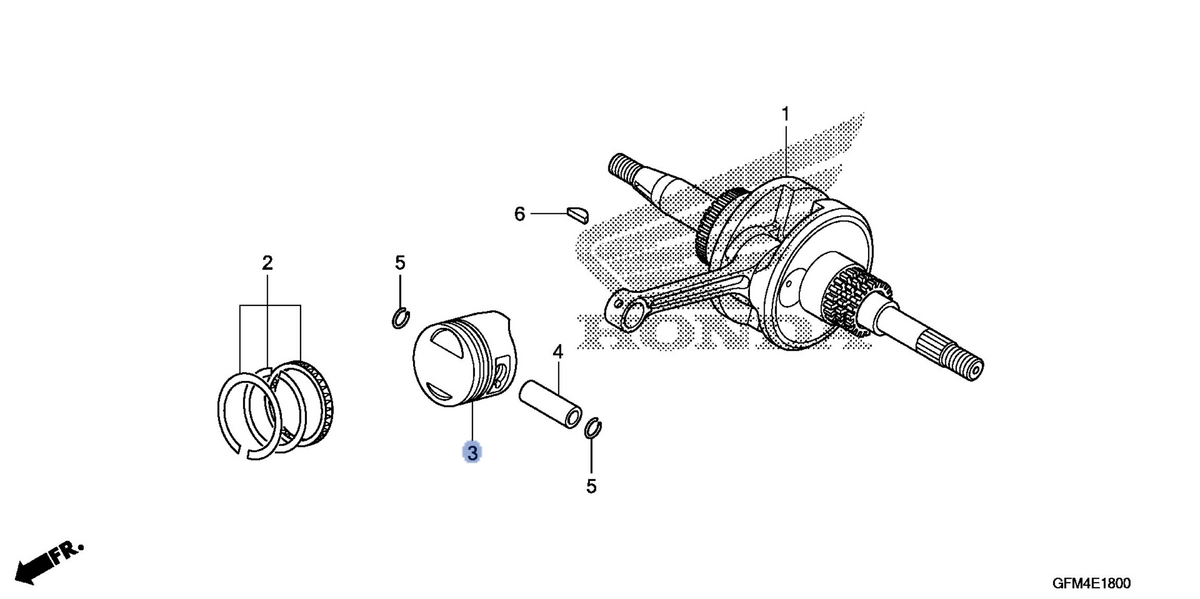 Honda OEM part 13105-GFM-900