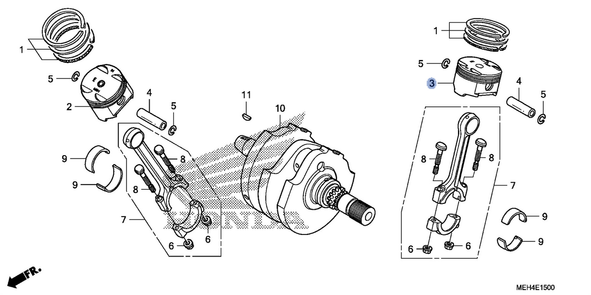Honda OEM part 13106-MEH-630