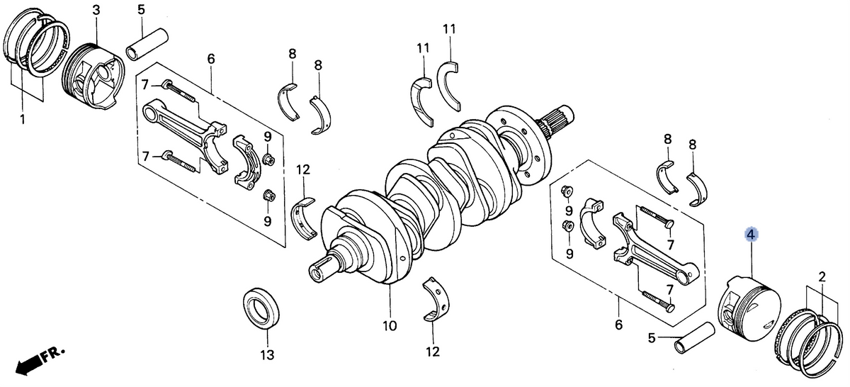 Honda OEM part 13109-MZ0-305