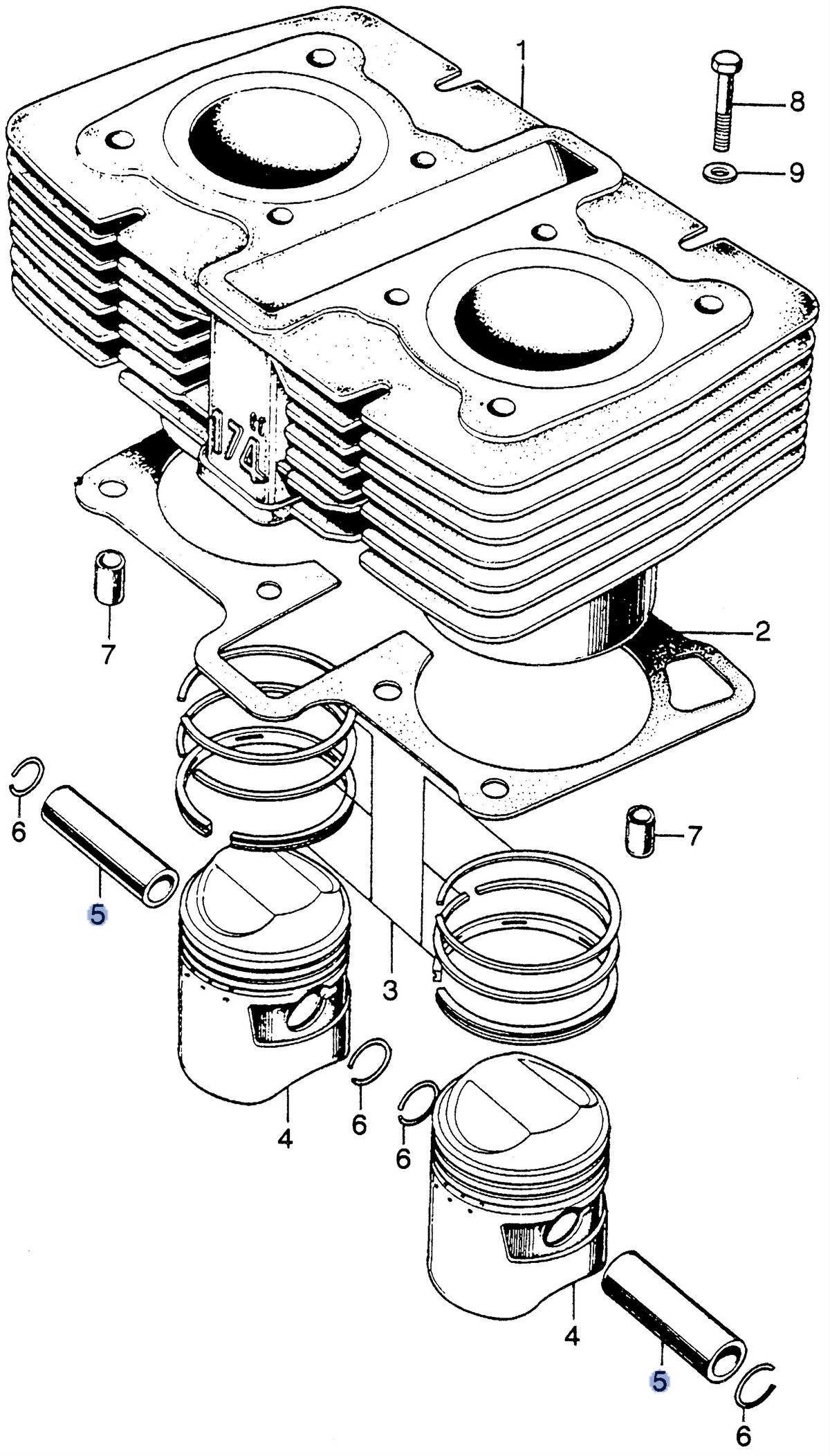 Honda OEM part 13111-217-000
