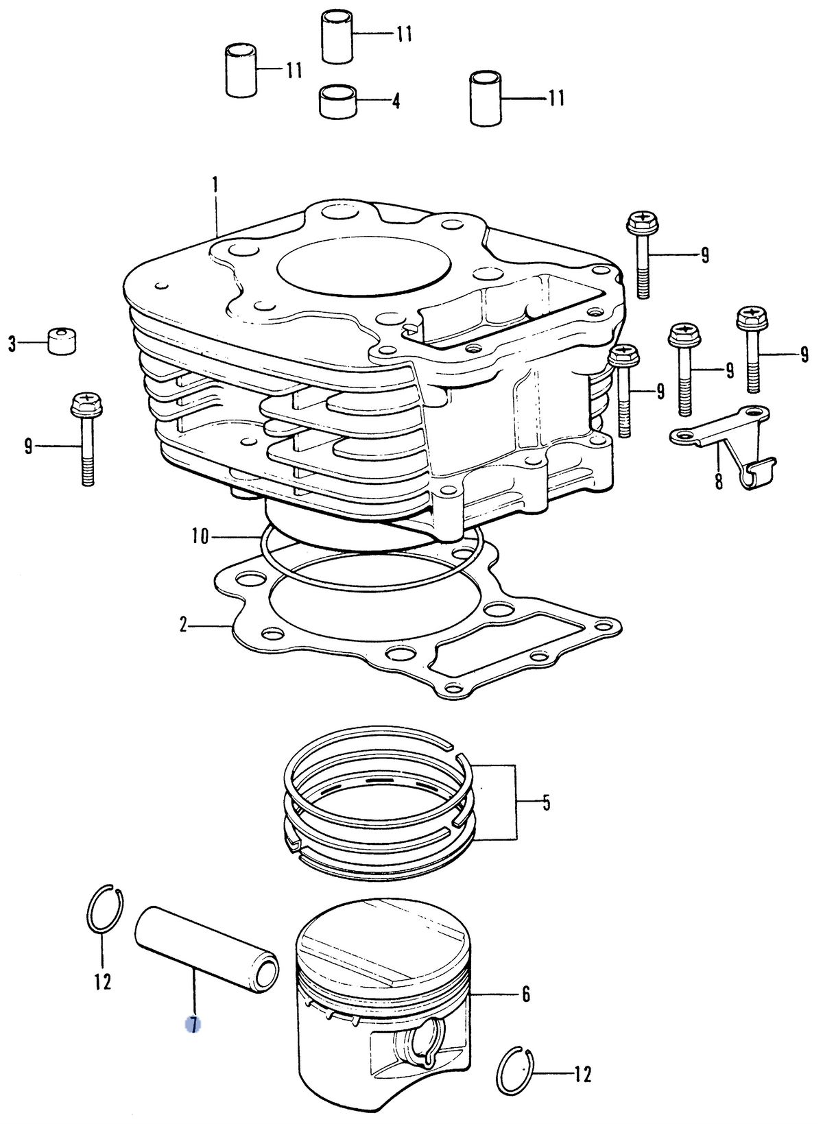 Honda OEM part 13111-329-010