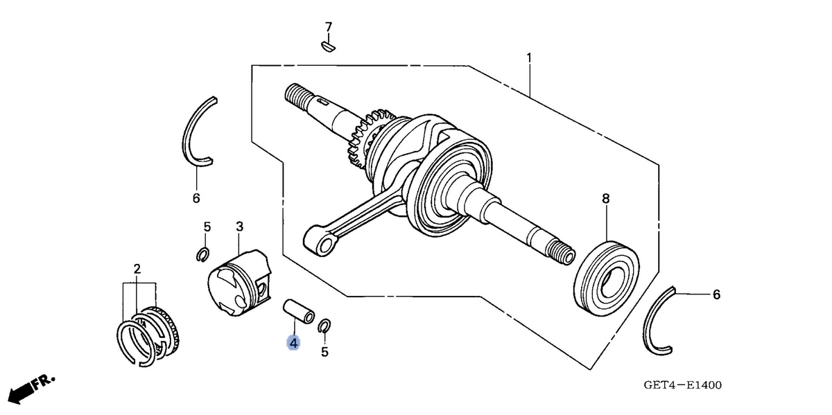 Honda OEM part 13111-GET-000