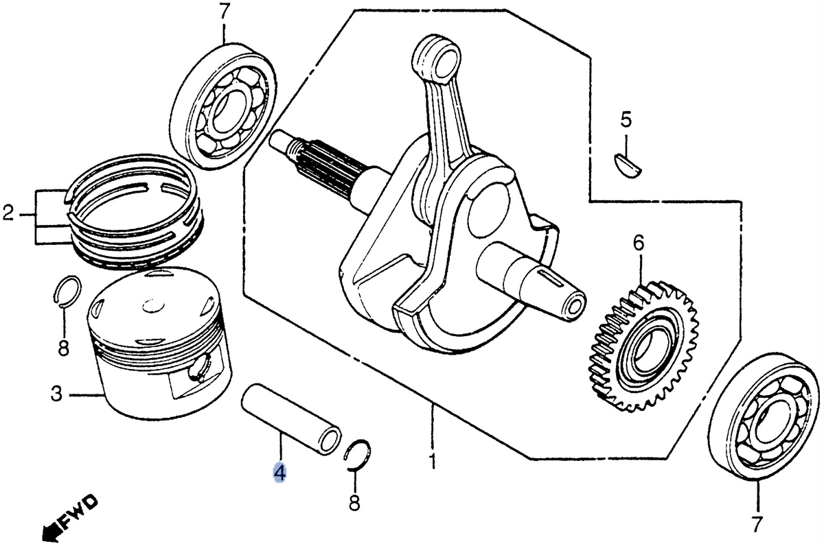 Honda OEM part 13111-HN0-A00