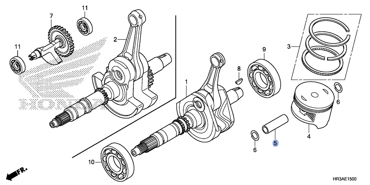Honda OEM part 13111-HP5-600