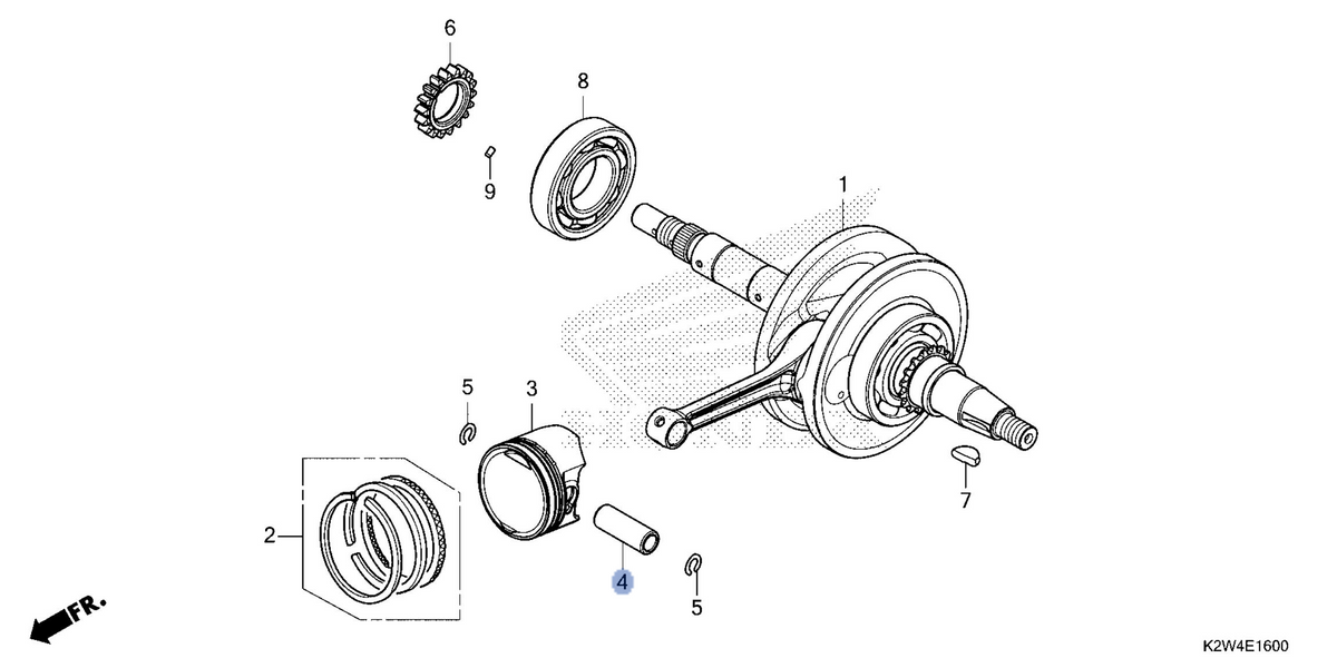 Honda OEM part 13111-K0J-N00