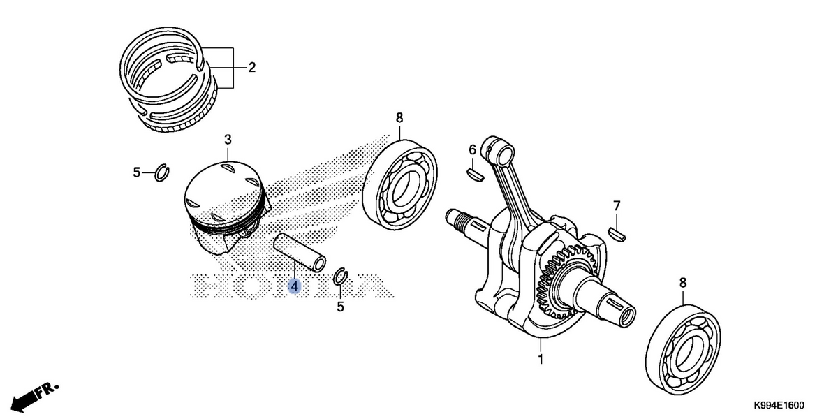 Honda OEM part 13111-K31-900