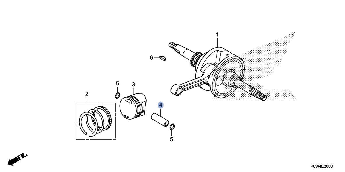 Honda OEM part 13111-K78-V00