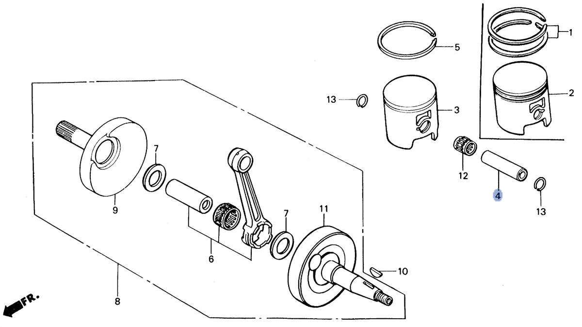 Honda OEM part 13111-KA3-760